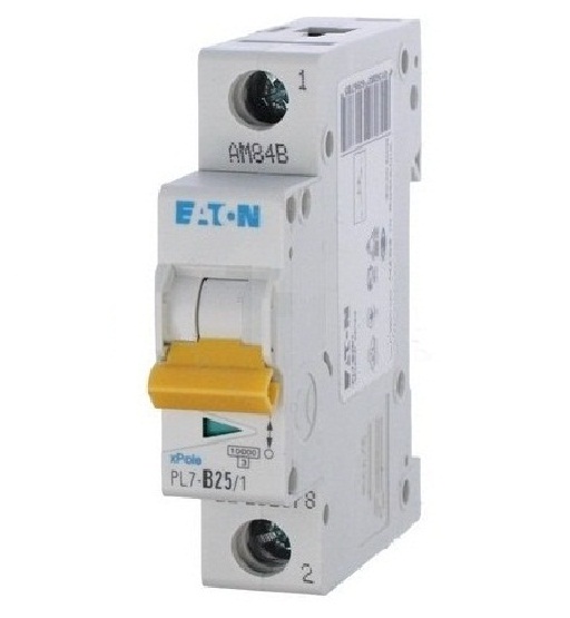 Автоматический выключатель EATON PL7-C20/1, 1P, 10kA, 1M