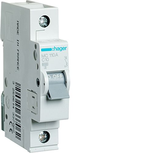 Автоматический выключатель Hager MC110A 1p 10A