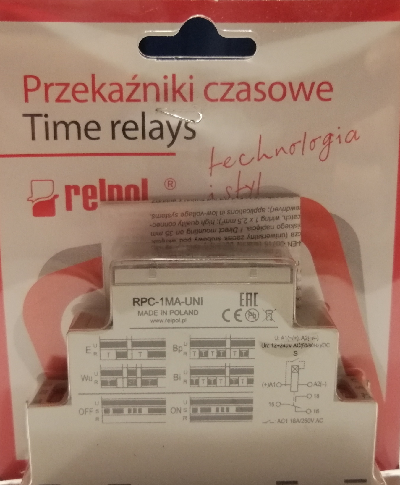 Реле времени Relpol RPC-2MA-UNI