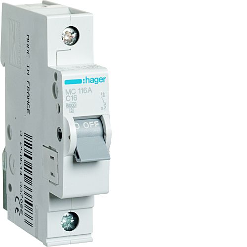  Автоматический выключатель Hager MC113A 1p 13A