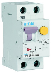 Дифференциальный автомат EATON PKNM-32/1N/003-MW, 1p+N, 32A, 10кА, 2М - фото