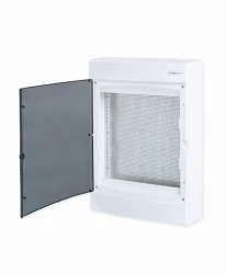 N3x18C IT, Щит навесной мультимедийный, 3 ряда, прозрач. дверца, IP40 - фото