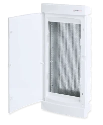 U48C IT, Щит встраиваемый мультимедийный, 4 ряда, прозрач. дверца, IP40 - фото