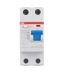 ABB F202 AC-25/0.03, 2P, 25A, 30mA, Inc=10kA, 2M - фото