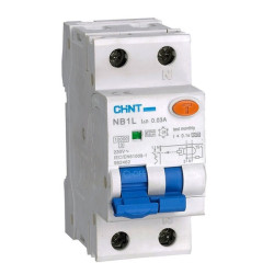 CHINT NB1L 1P+N C10 30мА тип AC 10кА (36mm) (R) - фото