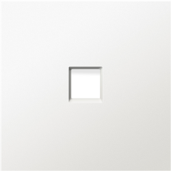 Donel R98 матовый белый накладка для розетки RJ45, 1-я, серия DA - фото