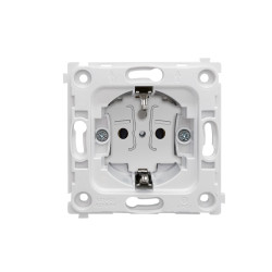 Donel R98  механизм розетки Schuko с заземлением 16А 250 В~ на клеммах, серия DA - фото