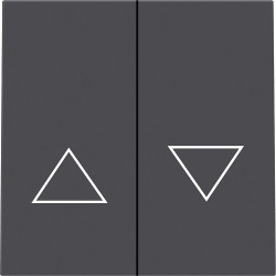 Donel R98 черный клавиша 2-я со стрелками для жалюзи, серия DA - фото