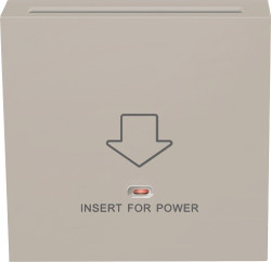 Donel R98 матовый кашемир накладка для карточного выключателя, серия DA - фото