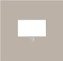 Donel R98 матовый кашемир накладка стандарта TAE для розеток USB, HDMI, Аудио, серия DA - фото