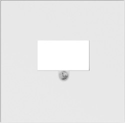 Donel R98 матовый белый накладка стандарта TAE для розеток USB, HDMI, Аудио, серия DA - фото