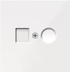 Donel R98 белый накладка для розеток TV, TV/SAT, серия DA - фото