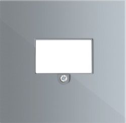 Donel R98 алюминий накладка стандарта TAE для розеток USB, HDMI, Аудио, серия DA - фото