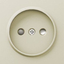 Donel A07 шампань накладка для розетки без заземления, со шторками 16A 250 В~,серия DB - фото
