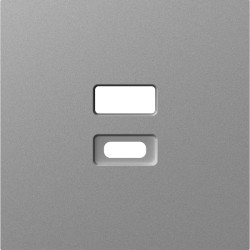 Donel A07 сталь накладка для розеток USB, серия DB - фото