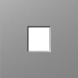 Donel A07 сталь накладка 1-я для розеток RJ45,TV,SAT , серия DB - фото