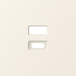 Donel A07 матовый кремовый накладка для розеток USB, серия DB - фото