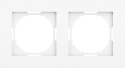 Donel A07 глянцевый белый рамка 2-я, серия DB - фото