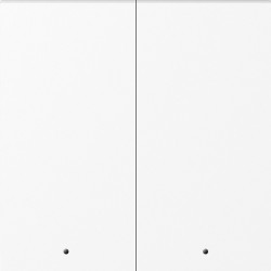 Donel A07 глянцевый белый клавиша 2-я с подсветкой, серия DB - фото