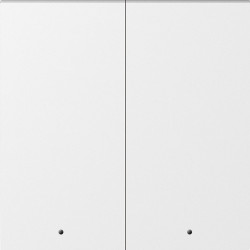 Donel A07 матовый белый клавиша 2-я с подсветкой, серия DB - фото