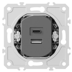 Donel USB зарядное устройство 20Вт, 3100мА, тип A+С быстрая зарядка, серия DB - фото