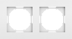 Donel A07 матовый белый рамка 2-я, серия DB - фото