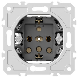 Donel механизм розетки Schuko с заземлением 16А 250 В~ на винтах, серия DB - фото