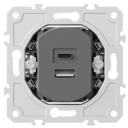 Donel USB зарядное устройство 12Вт, 3100мА, тип A+С, серия DB - фото