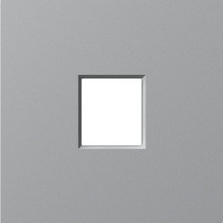 Donel A07 матовый серый накладка 1-я для розеток RJ45,TV,SAT , серия DB - фото