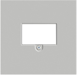 Donel R98 матовый серый накладка стандарта TAE для розеток USB, HDMI, Аудио, серия DA - фото