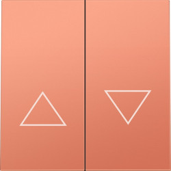 Donel R98 матовый коралл клавиша 2-я со стрелками для жалюзи, серия DA - фото