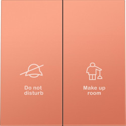 Donel R98 матовый коралл клавиша 2-я с символами DND/MUR, серия DA - фото