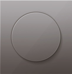 Donel R98 Сталь накладка для светорегулятора поворотного, серия DA - фото