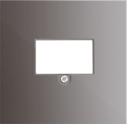 Donel R98 Сталь накладка стандарта TAE для розеток USB, HDMI, Аудио, серия DA - фото