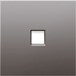 Donel R98 Сталь Накладка для розетки RJ45, 1-я, серия DA - фото