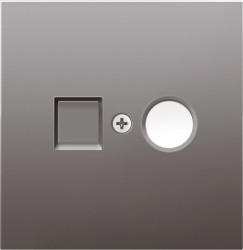 Donel R98 Сталь накладка для розеток TV, TV/SAT, серия DA - фото