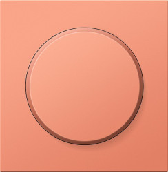 Donel R98 матовый коралл накладка для светорегулятора поворотного, серия DA - фото