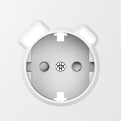 Donel S08 матовый  белый накладка для розетки Schuko с зарядным устройством USB A+C,  со шторками 16A 250 В~,серия DB - фото