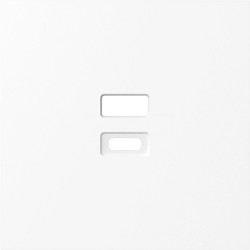 Donel S08 глянцевый белый накладка для розеток USB, серия DB - фото