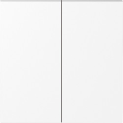 Donel S08 глянцевый белый клавиша для перекрёстного переключателя 2-я, серия DB - фото