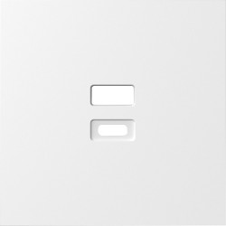 Donel S08 матовый белый накладка для розеток USB, серия DB - фото