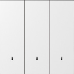 Donel S08 матовый белый клавиша 3-я с подсветкой, серия DB - фото