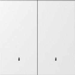 Donel S08 матовый белый клавиша 2-я с подсветкой, серия DB - фото