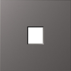 Donel S08 матовый титан накладка 1-я для розеток RJ45,TV,SAT , серия DB - фото