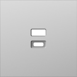 Donel S08 сталь накладка для розеток USB, серия DB - фото