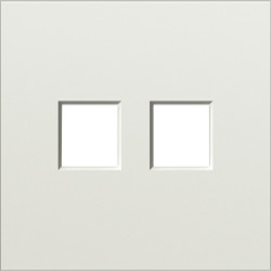 Donel S08 шампань накладка 2-я для розеток RJ45,TV,SAT , серия DB - фото