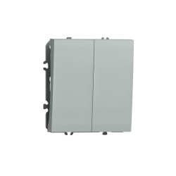 Donel S08 серый графит клавиша для перекрёстного переключателя 2-я, серия DB - фото